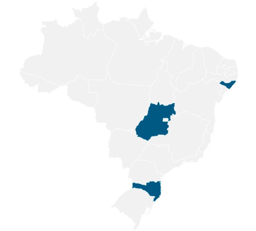 Mapa de Atuação